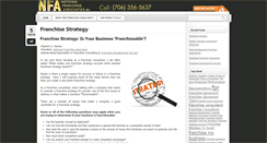 Desktop Screenshot of nfafranchiseconsultants.com
